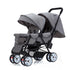 Children's  Stroller   Baby Front And Rear Sitting Plus-sized Four-wheel