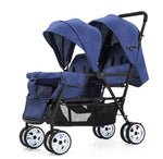 Children's  Stroller   Baby Front And Rear Sitting Plus-sized Four-wheel